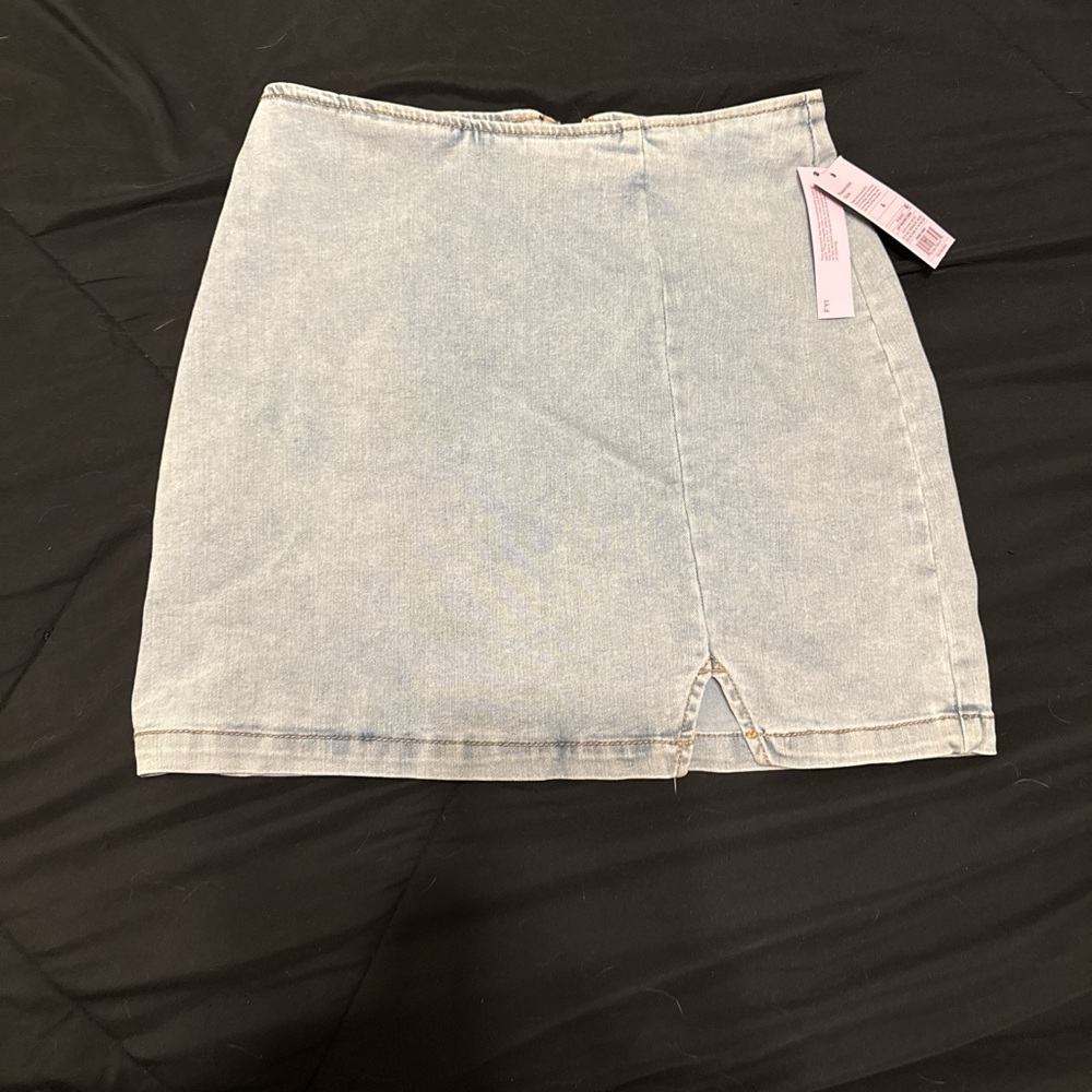Wild Fable Light Wash Denim Mini Skirt